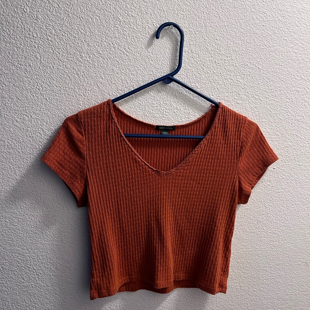 Crop top vneck